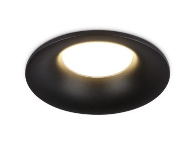 Светильник встраиваемый TN102809 BK черный GU5.3 D90*35