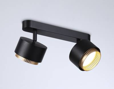 Светильник накладной TN71288/2 BK/GD черный/золото GX53/2 max 12W 270*95*137