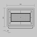 Прожектор Flood 6500К 150Вт IP 65, FL001-L150B6K. TM Maytoni