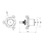 Двухуровневая коронка ATK-DRILL-R44-R65 (Arlight, IP20 Металл, 3 года)