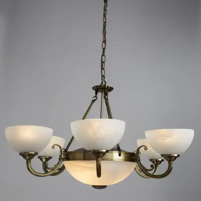 Подвесная люстра Arte Lamp WINDSOR A3777LM-6-2AB, 6хE14