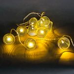 A-461 гирлянда светодиодная, прозрачный провод 2м, 10 LED с насадками