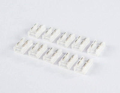 Соединитель прямой для светодиодной ленты COB 8mm 12/24V (2 конт.) GS6351 (10шт)