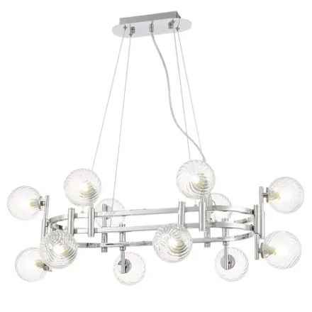 Люстра Crystal Lux LUXURY SP12L CHROME 2271/312N