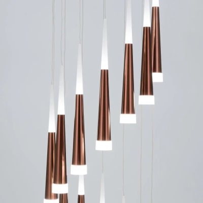 Citilux Вегас CL227143 LED Люстра каскадная Коричневая