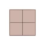 INTELLIGENT ARLIGHT Кнопочная панель KNX-304-23-IN Champagne (BUS, Frame) (IARL, IP20 Металл, 2 года)