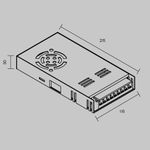 Источник напряжения PSL006 48В 400Вт IP 20 831011. TM Maytoni