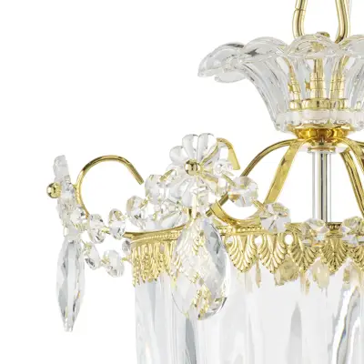 790032 Люстра SCHON 3x60W E14 Gold Lightstar