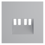 VLS001516 Накладка для розетки акустической 4-местной , S70 (серый). (ТМ Maytoni)