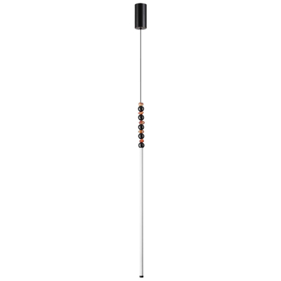 7187/12L HIGHTECH ODL26 223 светильник черный/акрил/агат/металл IP20 LED 12W 3500K 220V MONELLA