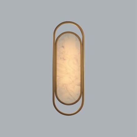 7066/12WL L-VISION ODL25 353 Настенный светильник бронзовый/металл/искусств.мрамор IP20 LED 12W 3000K 220V MILANO