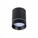 ST115.432.07 Светильник потолочный Черный LED 1*7W 3000K 490Lm Ra&gt;90 120° IP20 D79xH100 170-240V