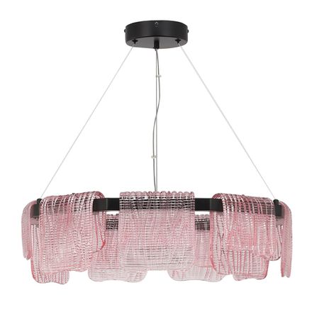 SL6021.403.54 Светильник подвесной ST-Luce черный/розовый LED 1*54W 4000K