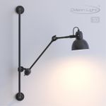 4125/1WA MODERN ODL19 681 черный Бра на кронштейне Е14 1*40W ARTA