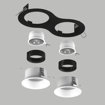 D6270606BMOD Светильник DOMINO ROUND  под LED модуль/лампу МR16 (214627+214606+214606+214007+214007)