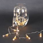 A-503 гирлянда светодиодная, прозрачный провод длиной 3,2м, 20 насадок капля