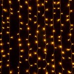 Светодиодная гирлянда занавес теплый белый 2*3м IP20 200-002 теплый белый