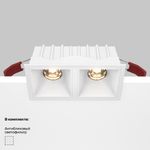 Встраиваемый светильник Alfa LED 3000K 2x10Вт 36°, DL043-02-10W3K-SQ-W. TM Maytoni