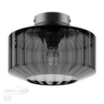 4746/1C PENDANT ODL21 487 дымчатый/черный Светильник потолочный E27 1*60W BINGA
