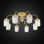 Citilux Синди CL330182 Люстра хрустальная Золото