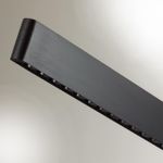 6683/38L HIGHTECH ODL24 333 Подвесной светильник брашированный черный/металл/акрил IP20 LED 38W 3420Лм 3000K BEVEREN