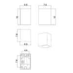 Фасадный светильник Arte Lamp ARTEFACT A3404AL-1BK, 1хGU10