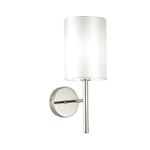 SLE107301-01 Светильник настенный Никель/Белый E14 1*40W