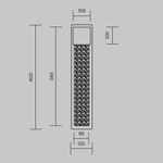 Настенный светильник (бра) Golthic 3000К 30Вт MOD474WL-L30B3K. TM Maytoni