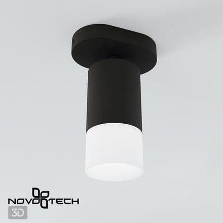370735 OVER NT21 254 черный Светильник накладной IP20 GU10 9W 235V FLAX