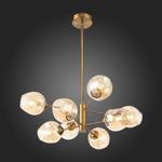 SL1500.203.08 Светильник подвесной ST-Luce Золотистый/Янтарный E14 8*40W