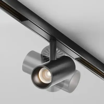 Трековый светильник Фокус / Focus Led Exility X 3000K 5Вт 36°, TR243-5W3K-B. TM Maytoni