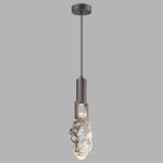 6695/5L MIDCENT ODL24 339 Подвесной светильник брашир. черный/металл/стекло IP20 LED 5W 200Лм 3000K LIA