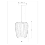 Подвесной светильник Arte Lamp FLARE A3528SP-12BK, 1хLED