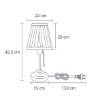 Декоративная настольная лампа Arte Lamp MARRIOT A5039TL-1CC, 1хE27