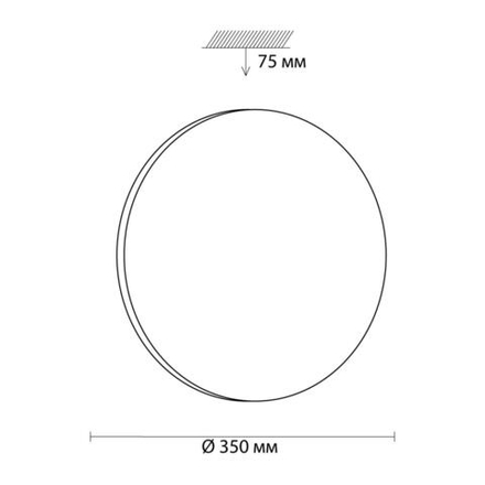 3017/CL PALE SN 218 Светильник пластик/белый LED 30Вт 4000K D350 IP43 SIMPLE