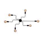 SL419.442.06 Люстра потолочная Черный E27 6*60W