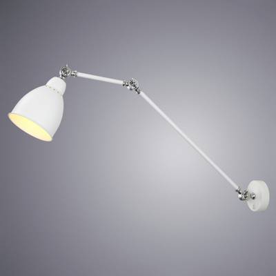Бра Arte Lamp BRACCIO A2055AP-1WH, 1хE27