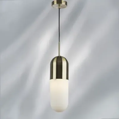 690111 Люстра RAMO 1х40W E27 БРОНЗА/БЕЛЫЙ Lightstar