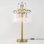 Citilux Инга CL335833 Настольная лампа хрустальная Бронза