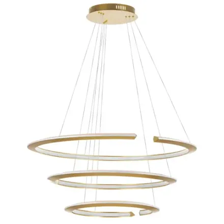 814233 Люстра VIRATA LED 105W 5250LM ЗОЛОТО 3000K Lightstar