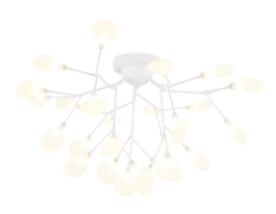 Потолочная люстра TR3011/27 WH/FR белый/матовый G4*27 max 20W D730*430 (лампы LED G4 1.5W 4200K в комплекте)