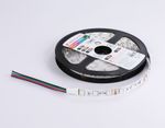 Светодиодная лента RGB GS2202 5050 60Led/ 14.4 m/ 12V IP20 RGB/ 5000*10*1.87mm/ кратность резки 50mm (4 конт.)