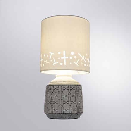 Декоративная настольная лампа Arte Lamp BUNDA A4007LT-1GY, 1хE14
