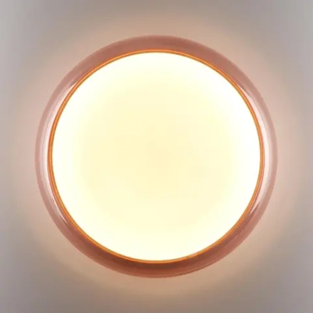7778/DLN COLOR SN 112 Светильник пластик/белый/розовый LED 48Вт 3000/4000/6000К D400 IP43 CCT PORTMAN