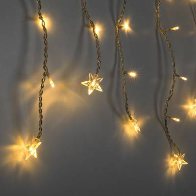 Гирлянда бахрома теплый белый 1,8*0,5м IP20 100-002 теплый белый