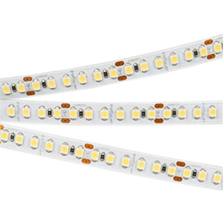 Светодиодная лента RT-A180-8mm 24V Warm3500 (14.4 W/m, IP20, 3528, 5m) (Arlight, Открытый)