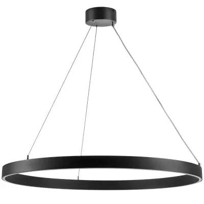 748037 Люстра SATURNO LED 48W 3500LM 70G ЧЕРНЫЙ 3000-6000K Lightstar