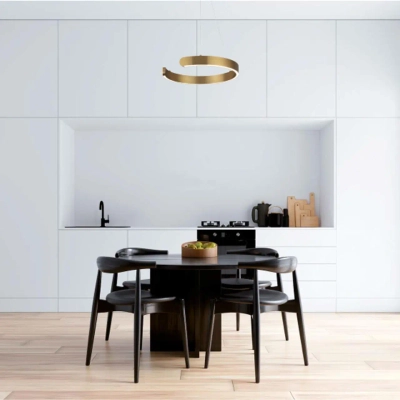 6535/28L LEDIO LN26 266 латунь Светильник подвесной LED 28W 3000/4000/6000К 220V INDIE