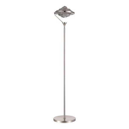 SL6115.105.01 Торшер ST-Luce Никель/Дымчато-Серый LED 1*19W 3000K