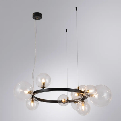 Подвесная люстра Arte Lamp VINCENT A7790SP-10BK, 10хG9
